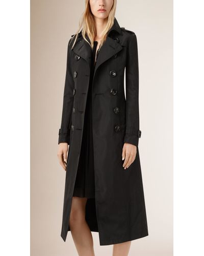 black silk coat