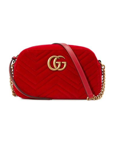 gucci velvet camera bolsa