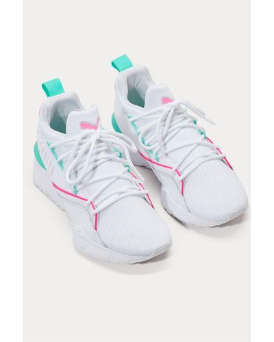 puma muse maia varsity white