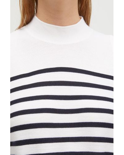 molli breton sweater with deep armholes milk