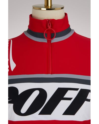 off white cycling top