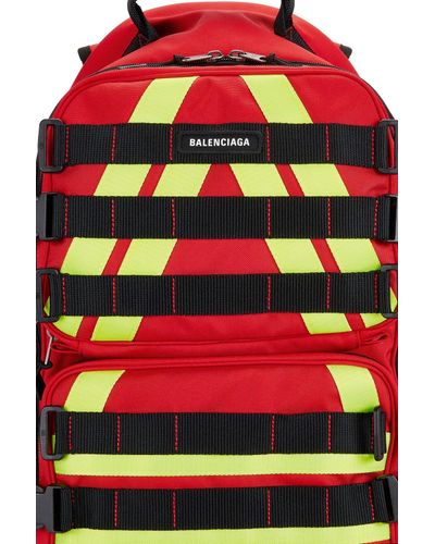 Balenciaga Synthetic Fireman Backpack in Bright_red (Red) for Men 
