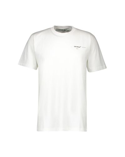 off white rainbow tee