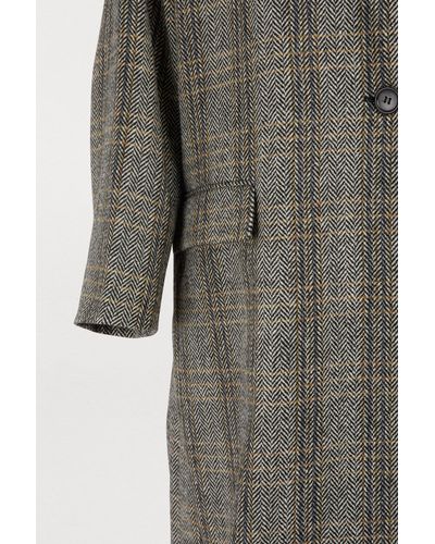 Étoile Isabel Marant Henlo Virgin Wool Coat in Beige (Natural) | Lyst