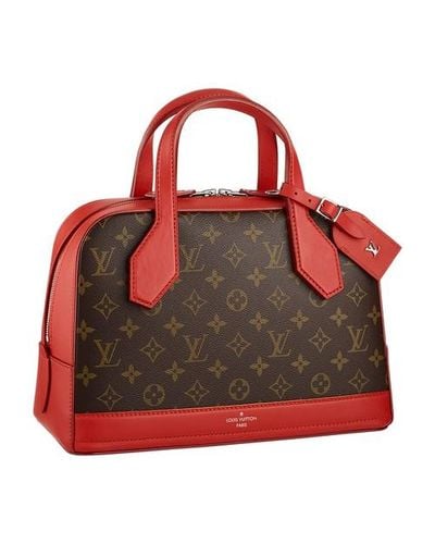 small red louis vuitton bolsa