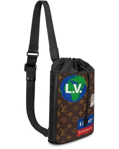 louis vuitton chalk sling bag