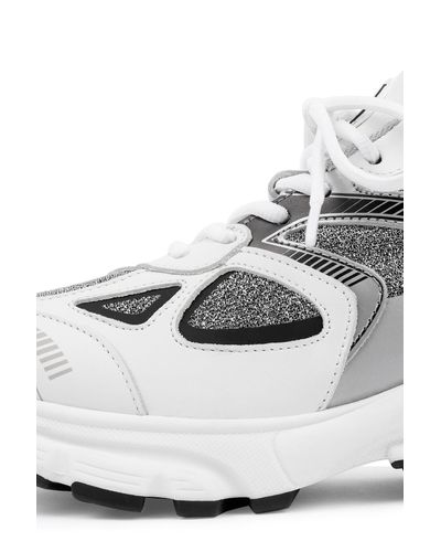 Axel Arigato Leather Marathon Glitter in Black - Lyst
