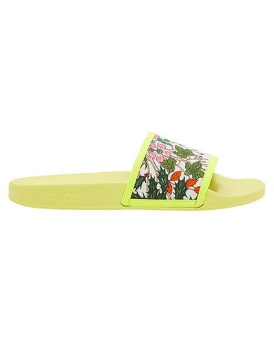 rubber gucci mules