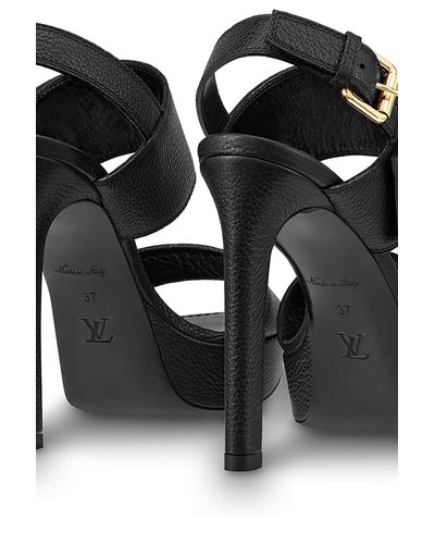 Louis Vuitton Horizon Sandal in Black | Lyst