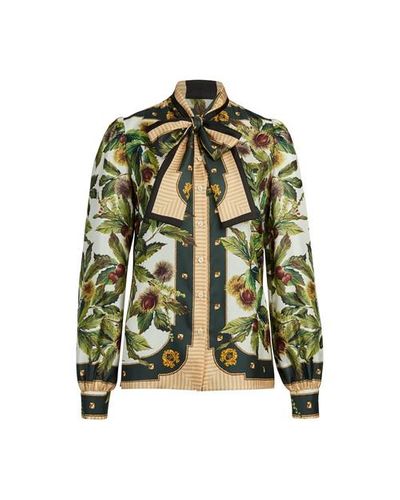 dolce and gabbana flower shirt