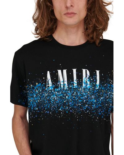 Amiri Crystal Core Logo T-shirt in Black for Men - Lyst