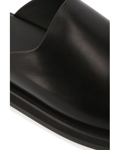 the row sabot smooth calfskin mules