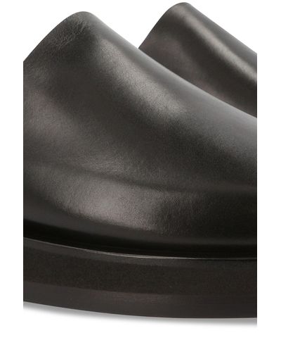 the row sabot smooth calfskin mules