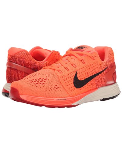 nike lunarglide orange