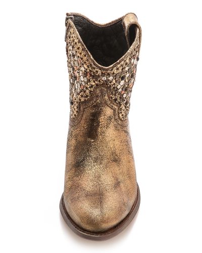 frye gold boots
