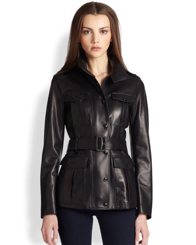 burberry leather jackets