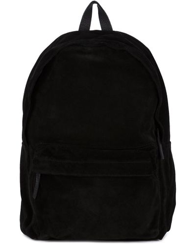 suede backpack mens