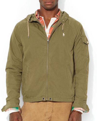 green polo jacket