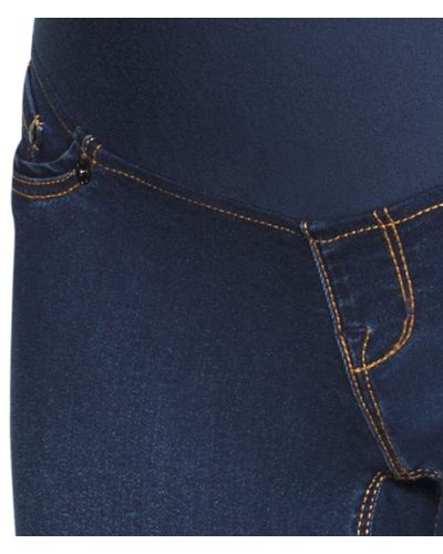H&M Mama Super Skinny Jeans in Dark Denim Blue (Blue) | Lyst