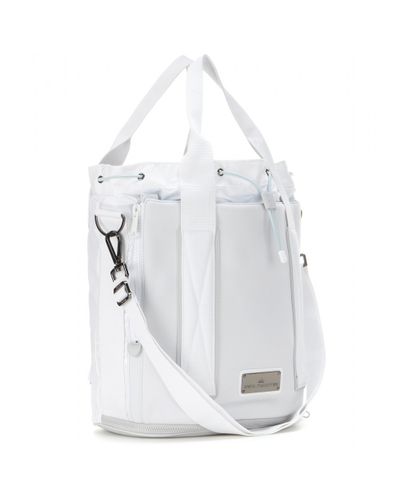 adidas By Stella McCartney Tennis Drawstring Bag in White - Lyst