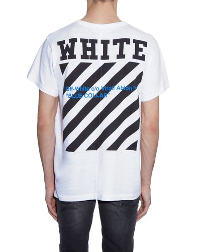 off white faded tee