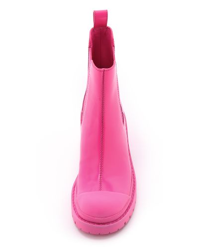 Marc By Marc Jacobs Dipped Chelsea Boots - Hot Pink - Lyst