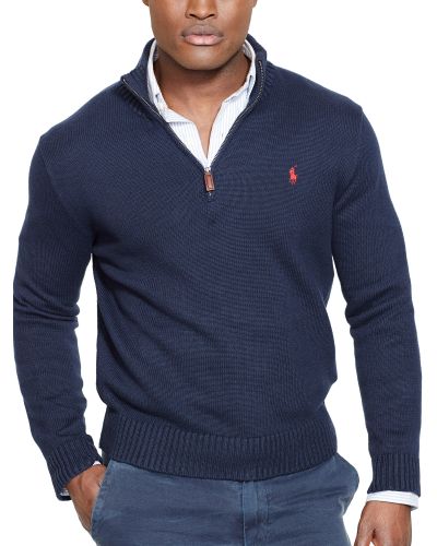 half zip jumper ralph lauren