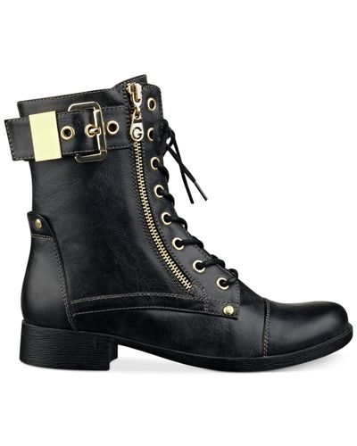 g by guess combat boot