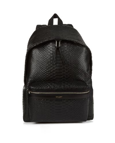 snakeskin bookbag