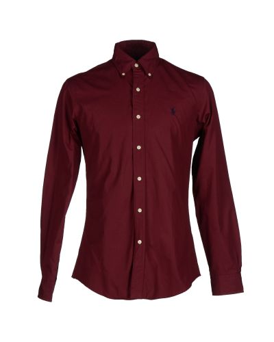 maroon polo ralph lauren shirt