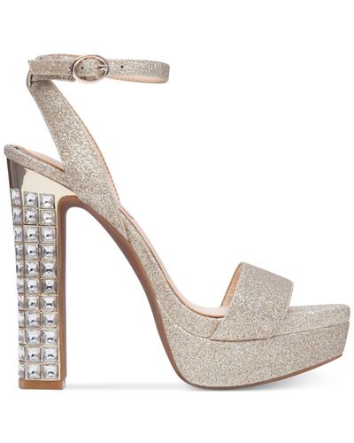 jessica simpson silver sparkly heels