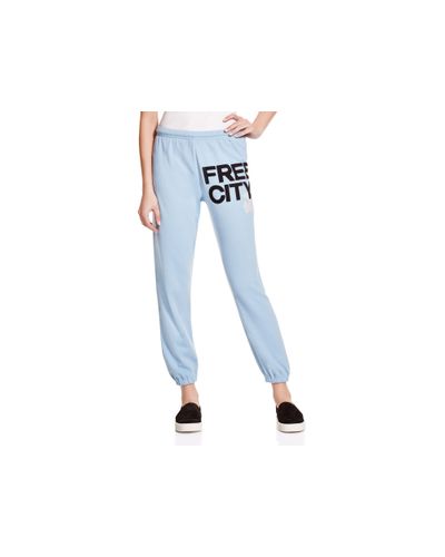 Blue free city sweatpants Clearance