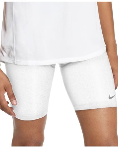 Nike Pro Combat Compression 6" Running Shorts in White/Cool Grey (White)  for Men - Lyst