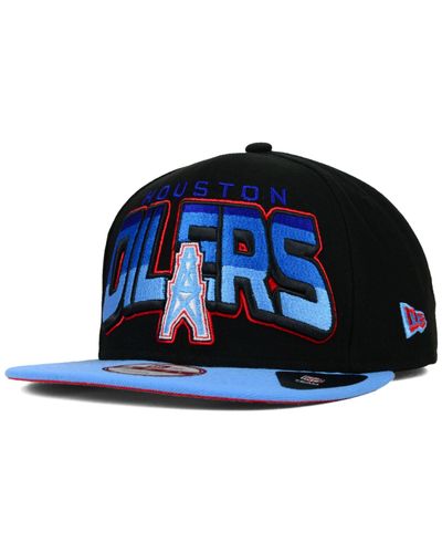 Houston oilers hat black clearance