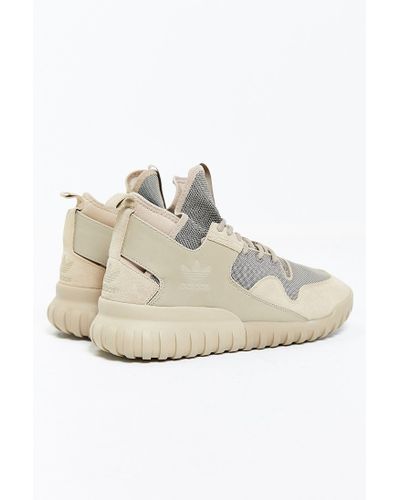 adidas Originals Tubular X Sneaker in Tan (Brown) | Lyst