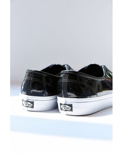 vans patent leather shoes