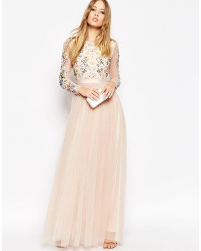 needle and thread blush gown