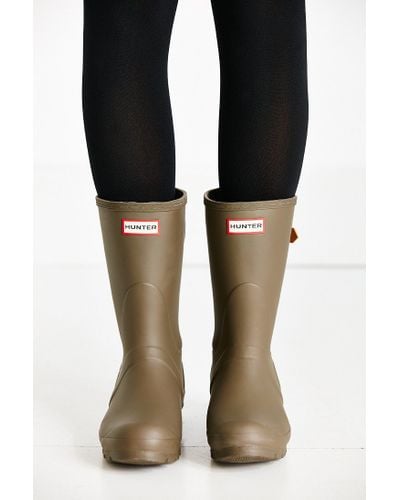 hunter adjustable rain boots short