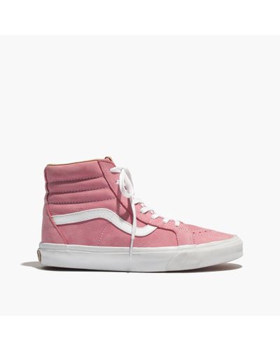 vans leather high tops women's
