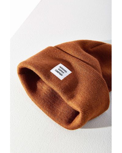 brown herschel beanie