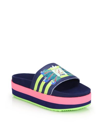 adidas platform slide sandals
