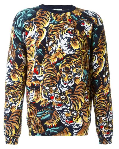 kenzo flying tiger sweater