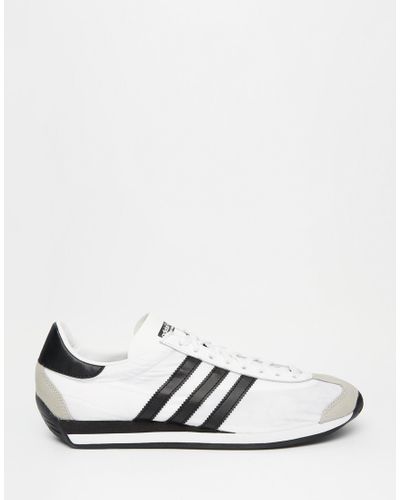 adidas Originals Canvas Country Og Trainers in White (Grey) for Men - Lyst