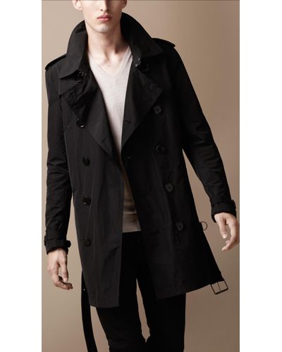 burberry black trench coat