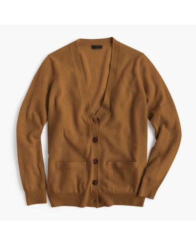 brown boyfriend cardigan