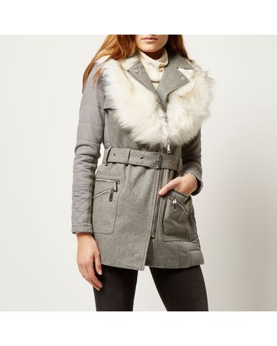 river island grey jacket