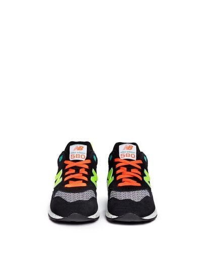 New Balance '580 Elite Edition' Mesh Suede Sneakers - Lyst