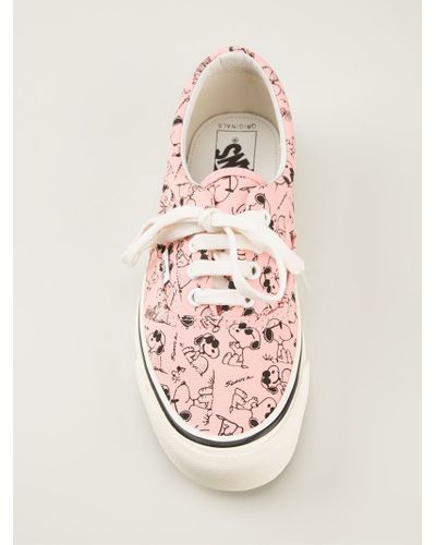 snoopy vans pink