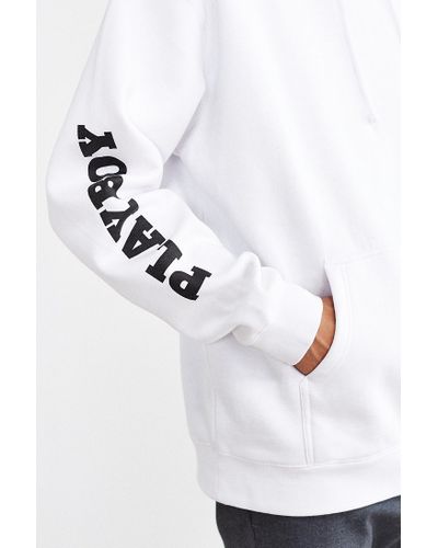 Good Worth Cotton X Playboy Bunny Hooded Sweatshirt in White for Men - Lyst