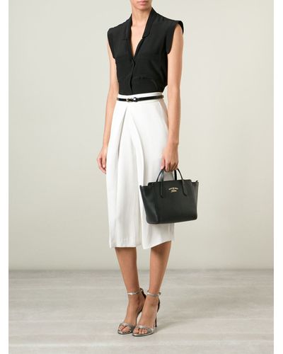 gucci swing tote small